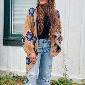 Driftwood Aztec Cardigan Sweater